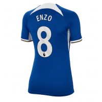 Billiga Chelsea Enzo Fernandez #8 Hemma fotbollskläder Dam 2023-24 Kortärmad
